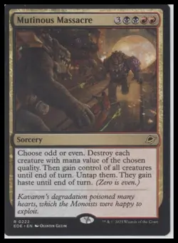 ? MTG Mutinous Massacre - Edge of Eternities Regular Rare ? - Image 1