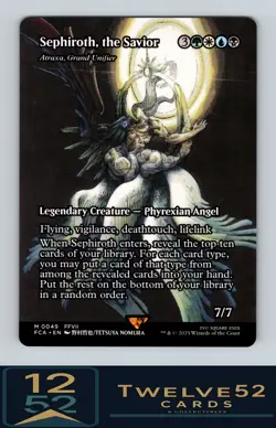 MTG - Final Fantasy: FCA - #49 Sephiroth, the Savior Near Mint or Better - Image 1