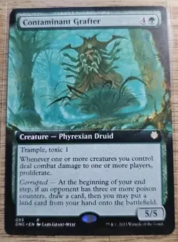 Contaminant Grafter - EXTENDED ART - Commander: Phyrexia: All Will Be One - NM - Image 1