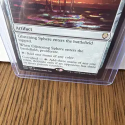 NM, MTG Glistening Sphere - Extended Art Commander Phyrexia - Image 4