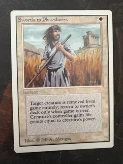 *** UNLIMITED Swords to Plowshares *** NM-Mint! - DUTY PAID - Magic MtG - Image 1