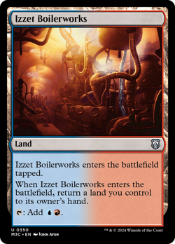 Izzet Boilerworks #350 | Near Mint | Modern Horizons 3 Commander Magic MTG - Image 1