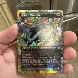 Spider-Man Noir (Borderless) Marvel's Spider-Man Foil - Image 1