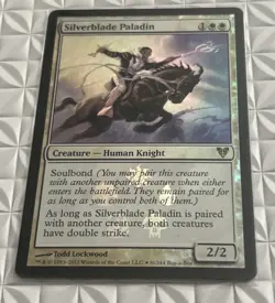 MTG Silverblade Paladin Rare 36/244 Promo Foil NM - Avacyn Restored - Image 1