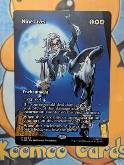 Nine Lives (Borderless) M Marvel Universe Eternal-Legal 3 NM - Image 1