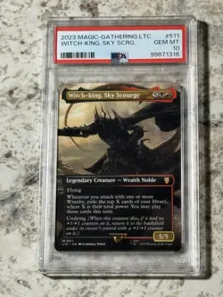 Witch King Sky Scourge SCENE LTC #511 PSA 10 GEM MINT (MTG LOTR 2023) - Image 1