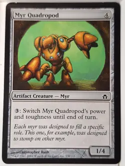 Myr Quadropod - Fifth Dawn - Magic the Gathering MTG Nice! - Image 1