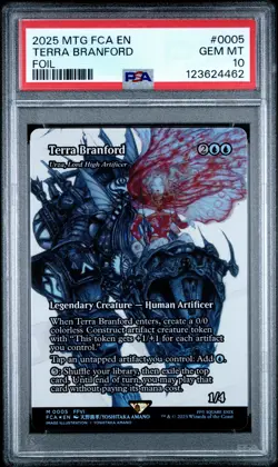 4462 Terra Branford 2025 Magic The Gathering Final Fantasy FCA #0005 Foil PSA 10 - Image 1