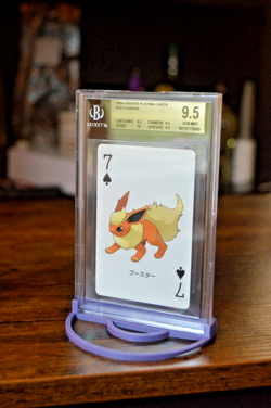 Pokemon 2004 Fire Red Playing Cards | FLAREON 7S Beckett Graded (BGS 9.5) - Image 1