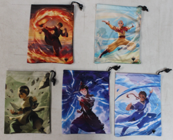 Magic the Gathering Avatar the Last Air Bender Store Promo Dice Bag Set of 5 - Image 1