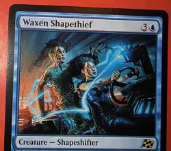 MTG, AETHERDRIFT: WAXEN SHAPETHIEF- RARE #0074, DFT, REGULAR , NM - Image 2