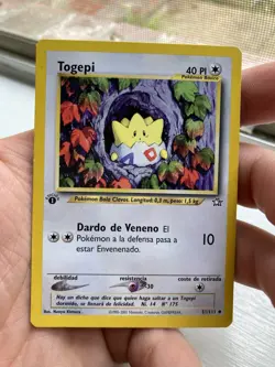 ~ESP~ SPANISH Togepi 1st Edition Neo Genesis Pokemon Card (Z1) - Image 3