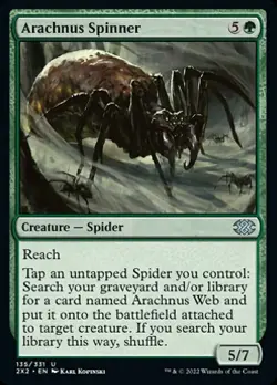 1 x Arachnus Spinner - NM Eng MTG - Double Masters 2022 - Image 1