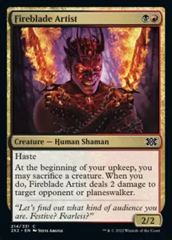 1 x Fireblade Artist - NM Eng MTG - Double Masters 2022 - Image 1