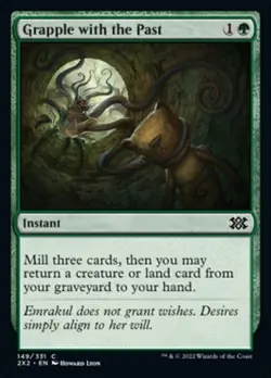 1x Grapple with the Past - NM Eng MTG - Double Masters 2022 - Image 1