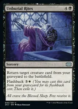 1x Unburial Rites - NM Eng MTG - Double Masters 2022 - Image 1