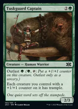 1x Tuskguard Captain - NM Eng MTG - Double Masters 2022 - Image 1