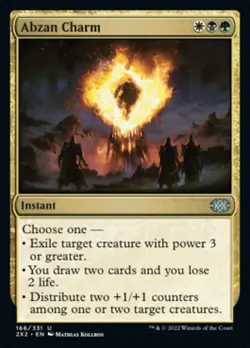 1 x Abzan Charm - NM Eng MTG - Double Masters 2022 - Image 1