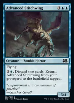 1 x Advanced Stitchwing - NM Eng MTG - Double Masters 2022 - Image 1