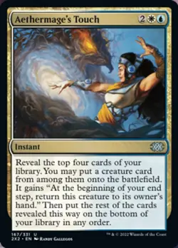 1 x Aethermage's Touch - NM Eng MTG - Double Masters 2022 - Image 1