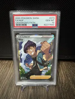FA/HOP CHAMPION'S PATH POKEMON SWORD & SHIELD CHAMPION'S PATH 2020 073 PSA 10 - Image 1