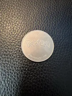 Vintage Pokemon TCG Collectible Coin Lugia 2001 Silver Battle Token Nintendo * - Image 2