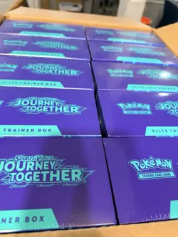 Pokemon Journey Together Elite Trainer Box ETB Case of 10 - Image 4