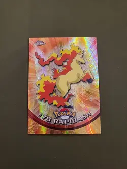 (1) Pokemon Topps Chrome Series 1 Rapidash #78 Spectra LP. - Image 1