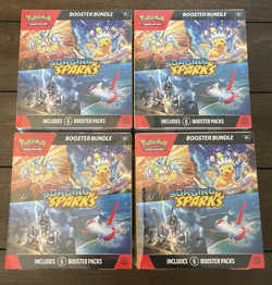 Pokemon TCG SV8 Surging Sparks Booster Bundle Lot - 4 Sealed Boxes - Lot 1 - Image 2
