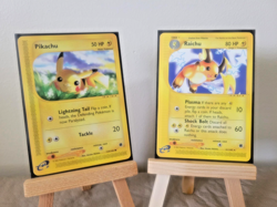 Pokemon e-Reader Evolution Lot: Pikachu & Raichu (Rare!) 2002 EX Expedition (LP) - Image 2