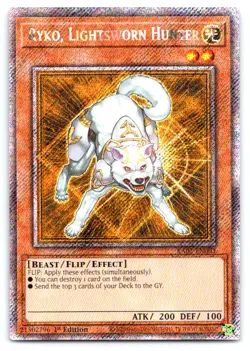 Yugioh Ryko, Lightsworn Hunter (Quarter Century Secret Rare) Quarter Century Sec - Image 1