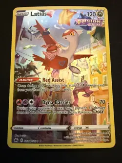 Pokemon Card - Latias GG20/GG70 Crown Zenith Galarian Gallery Full Art Holo - Image 2