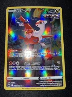 Pokemon Card - Latias GG20/GG70 Crown Zenith Galarian Gallery Full Art Holo - Image 3