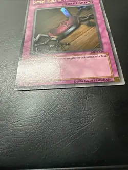 YUGIOH SEVEN TOOLS OF THE BANDIT ULTRA RARE MRD-129 1ST EDITION PLAYED - Image 4