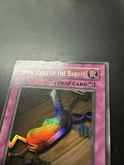 YUGIOH SEVEN TOOLS OF THE BANDIT ULTRA RARE MRD-129 1ST EDITION PLAYED - Image 5