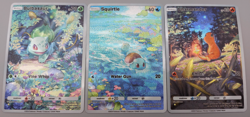 Bulbasaur Squirtle Charmander Custom TCG Pocket Pokemon Card Textured Fanmade - Image 1