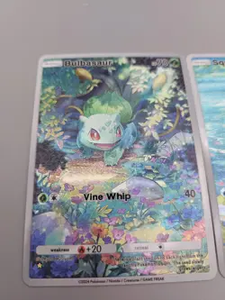 Bulbasaur Squirtle Charmander Custom TCG Pocket Pokemon Card Textured Fanmade - Image 4