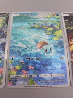 Bulbasaur Squirtle Charmander Custom TCG Pocket Pokemon Card Textured Fanmade - Image 5