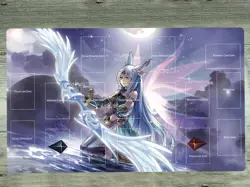 WVICM Playmat Apollousa Bow of the Goddess TCG CCG Pad Trading Card Game Mat - Image 1