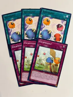 Yu-Gi-Oh! TCG Scapegoat, Escapegoat & Token Support- TAMA/AGOV/ROTA- 1st Ed. NM - Image 1
