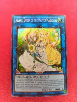 YU-GI-OH SELENE QUEEN OF THE MASTER MAGICIANS BLCR-EN092 SECRET RARE NM - Image 1