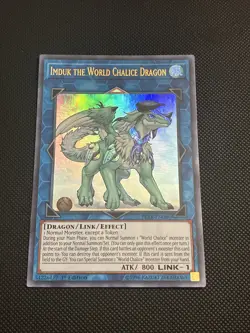 Yugioh! Imduk the World Chalice Dragon - BLRR-EN086 - Ultra Rare 1st Edition NM - Image 1