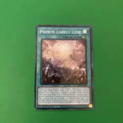 Yu-Gi-Oh! TCG Primite Lordly Lode MP25-EN114 2025 Mega-Pack 1st Edition - Image 3