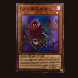 Yu-Gi-Oh! Glow-Up Bloom 1st Ed. SR07-EN003 Super Rare Lightly Played LP - Image 1