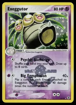 Pokemon Card - Exeggutor FireRed & LeafGreen 5/112 Reverse Holo - Image 1