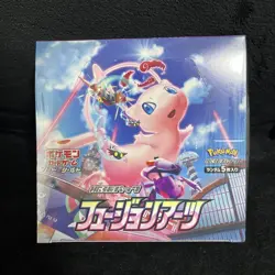 Pokemon Card Game Sword & Shield Fusion Arts Strike Mew Booster Box s8 Sealed JP - Image 1