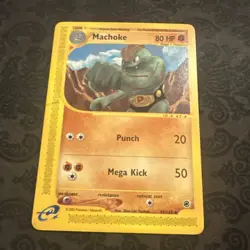Pokemon TCG Machoke Expedition Base Set Card 85/165 Regular - Image 1