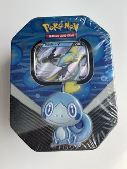 Pokemon Trading Card Game TCG Galar Partners Inteleon V Collectors Tin 4 Booster - Image 1