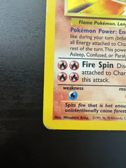 Charizard 4/130 Holo Rare Base Set 2 Pokemon Card DMG - Image 5
