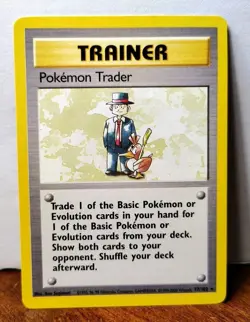Pokemon Trader 77/102 Base Set Rare Trainer LP BUY 2 CARDS GET 1 FREE!!! - Image 1